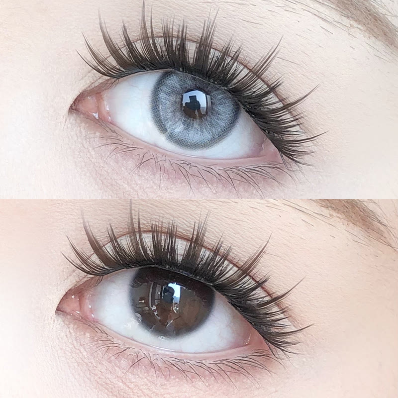 MYEYEBB Glacier Ash Grey Prescrition Colored Contact Lenses - image 2