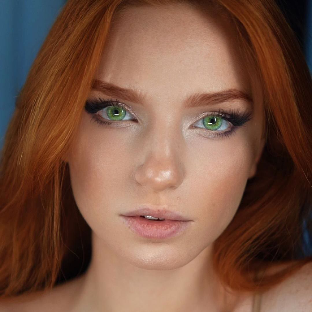 MYEYEBB Rebirth Cosmic Green Prescription Colored Contact Lenses - image 6