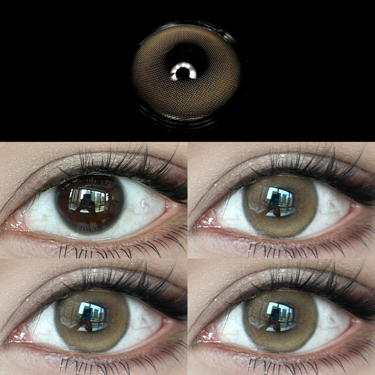 MYEYEBB Butter Hazel Brown Colored Contact Lenses - image 3