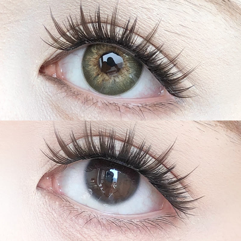 MYEYEBB Dew Brown Colored Contact Lenses - image 2
