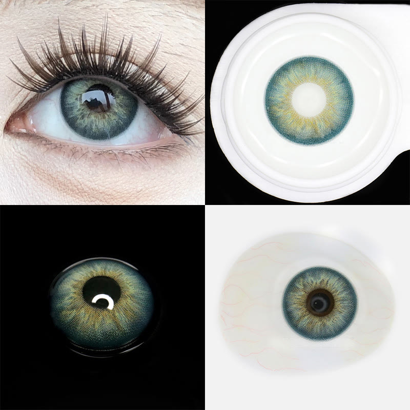 MYEYEBB Dew Blue Colored Contact Lenses - image 4