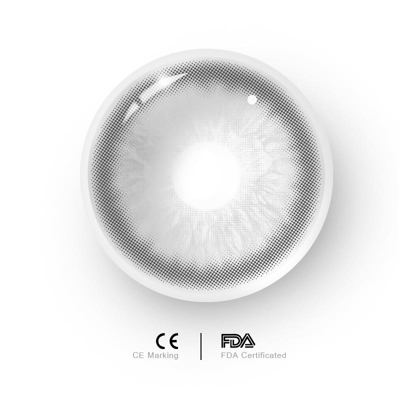 MYEYEBB Nordic DNA Grey Prescription Colored Contact Lenses - image 7