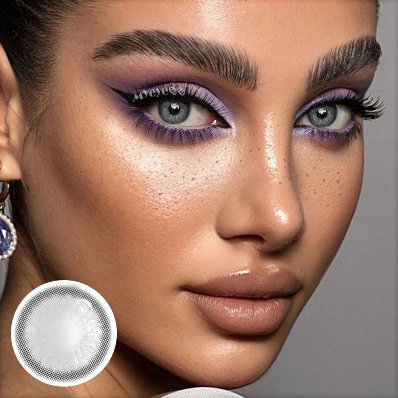 MYEYEBB Nordic DNA Grey Prescription Colored Contact Lenses - image 5