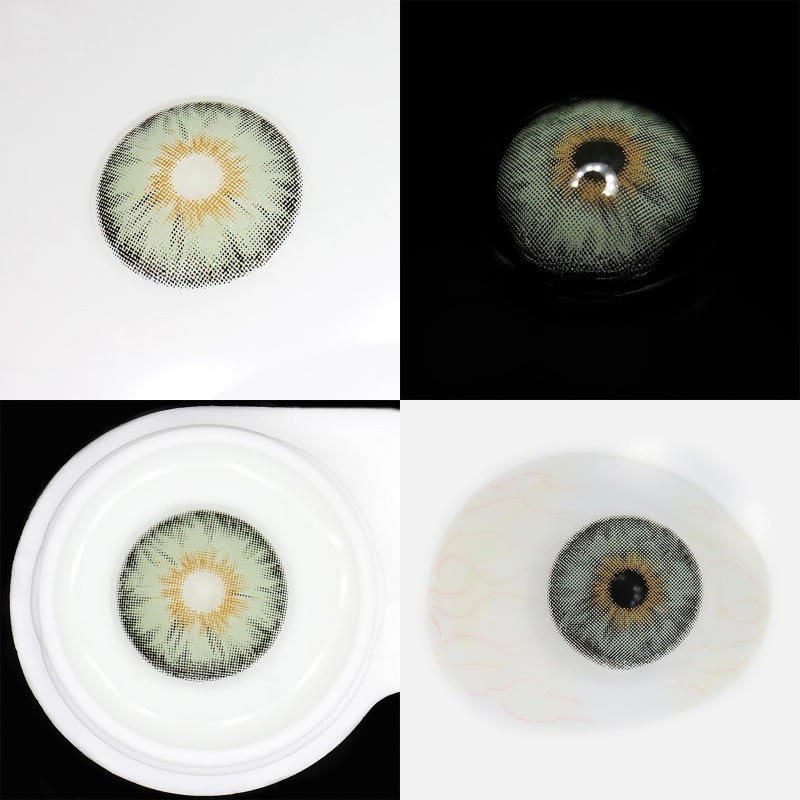 MYEYEBB Tiny Iris Green Small Pupil Colored Contact Lenses - image 4