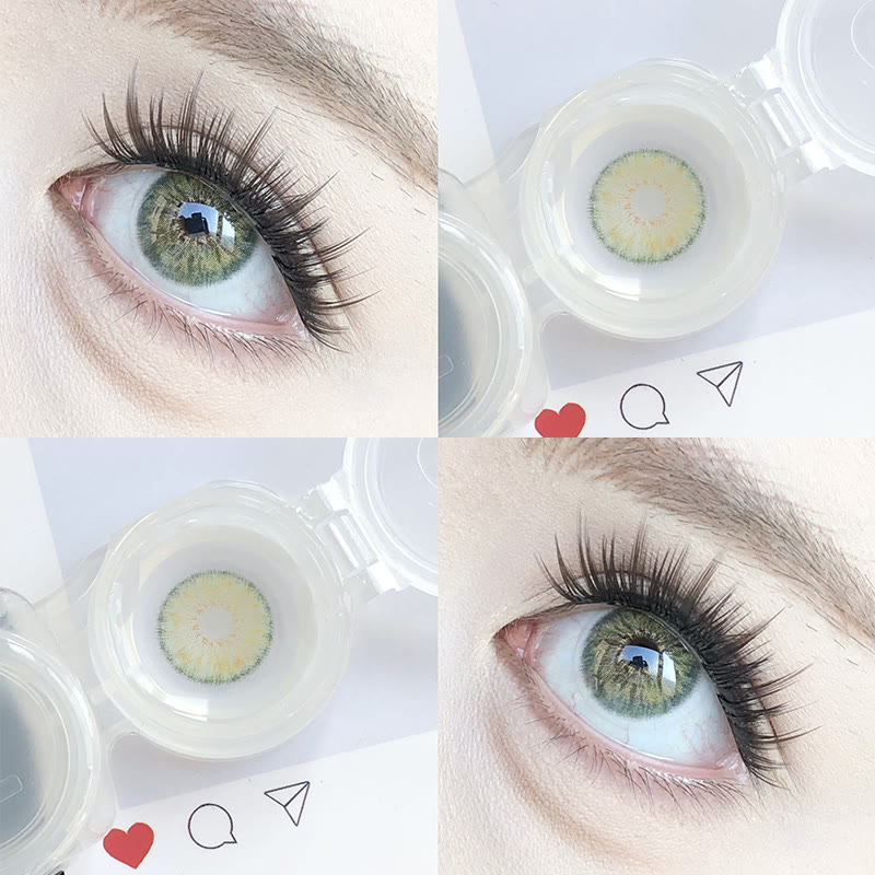 MYEYEBB Petite Iris Green Prescription Colored Contact Lenses - image 3