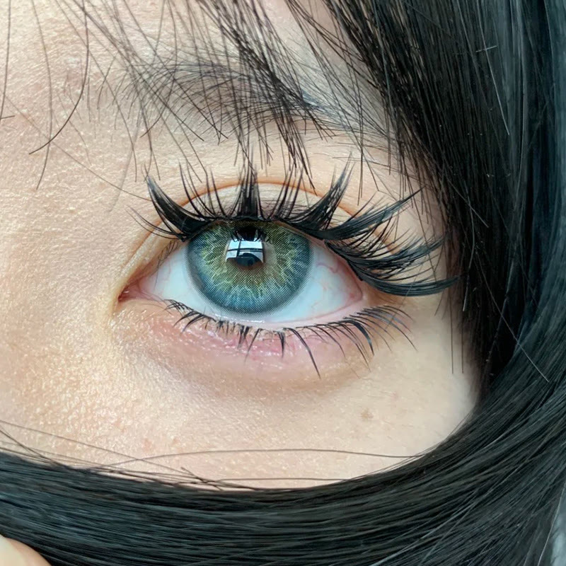 MYEYEBB Angel Blue Colored Contact Lenses | 6 Months & 1 Day - image 2
