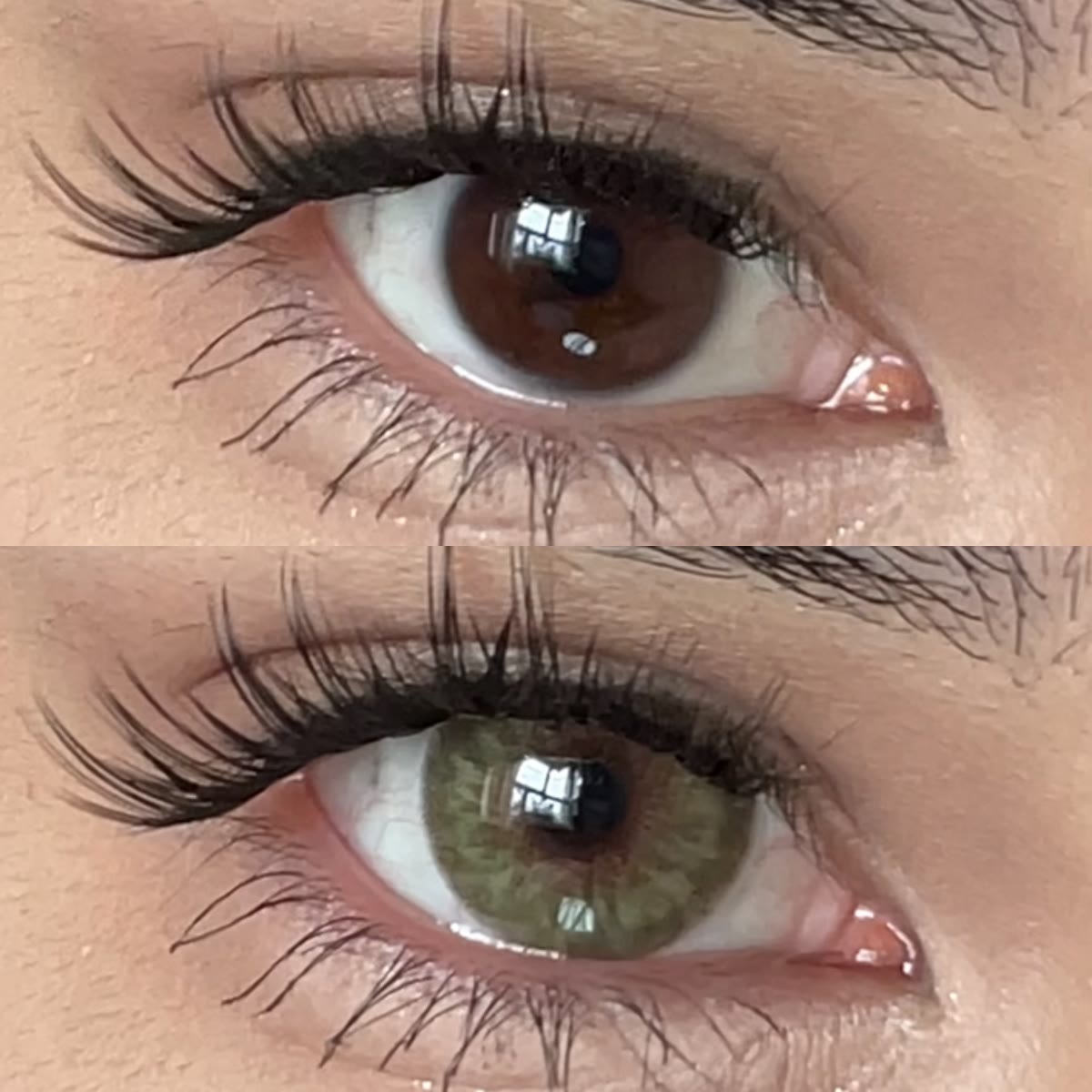 MYEYEBB Halo Iris Green Prescription Colored Contact Lenses - image 2