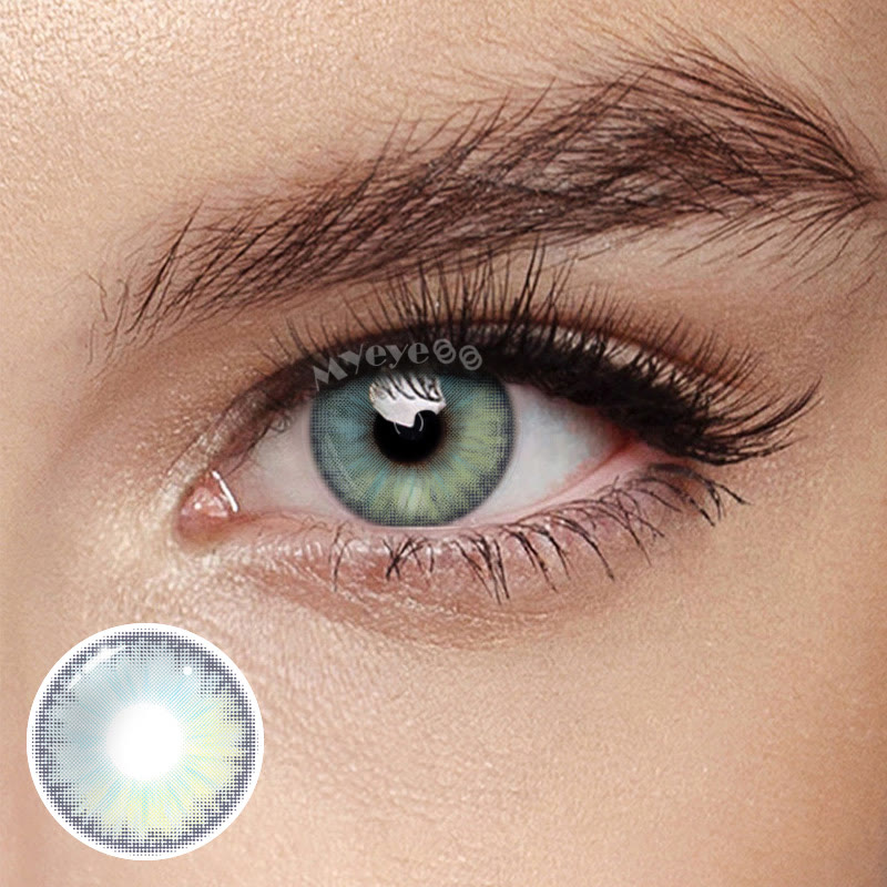 MYEYEBB Pro Urban Blue Colored Contact Lenses - Pro Urban Blue - 0.00 - MR24-3 - image 1