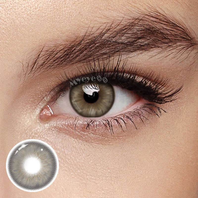 MYEYEBB Madison Grey Colored Contact Lenses - Madison Grey - 0.00 - FA83-5 - image 1