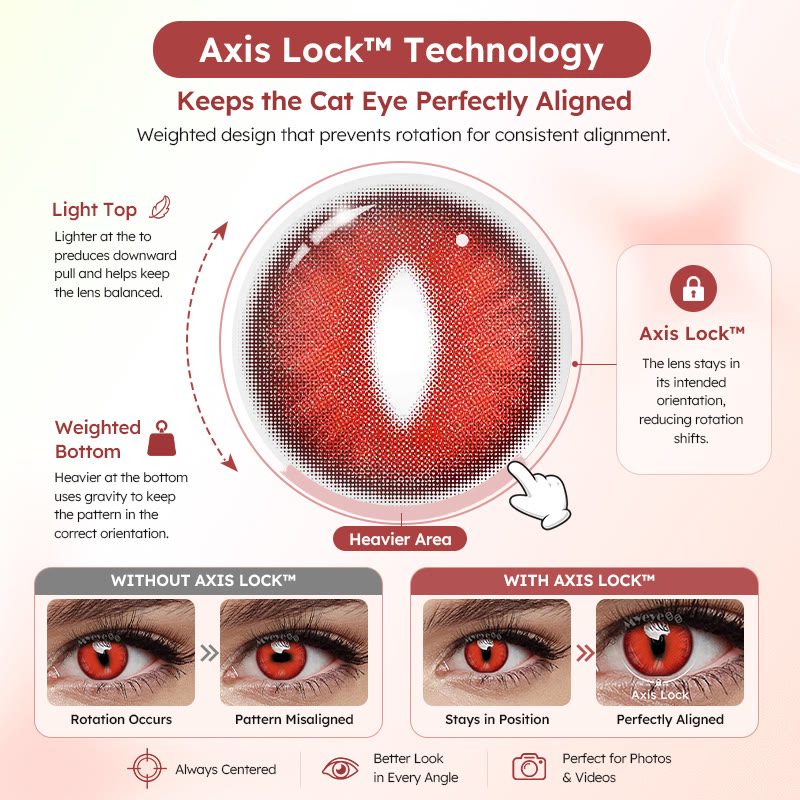 MYEYEBB Dragon Eye Red Cosplay Colored Contact Lenses丨1 Day-4 Pcs - image 3