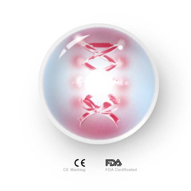 MYEYEBB Puppet Veil Pink Cosplay Colored Contact Lenses - image 6