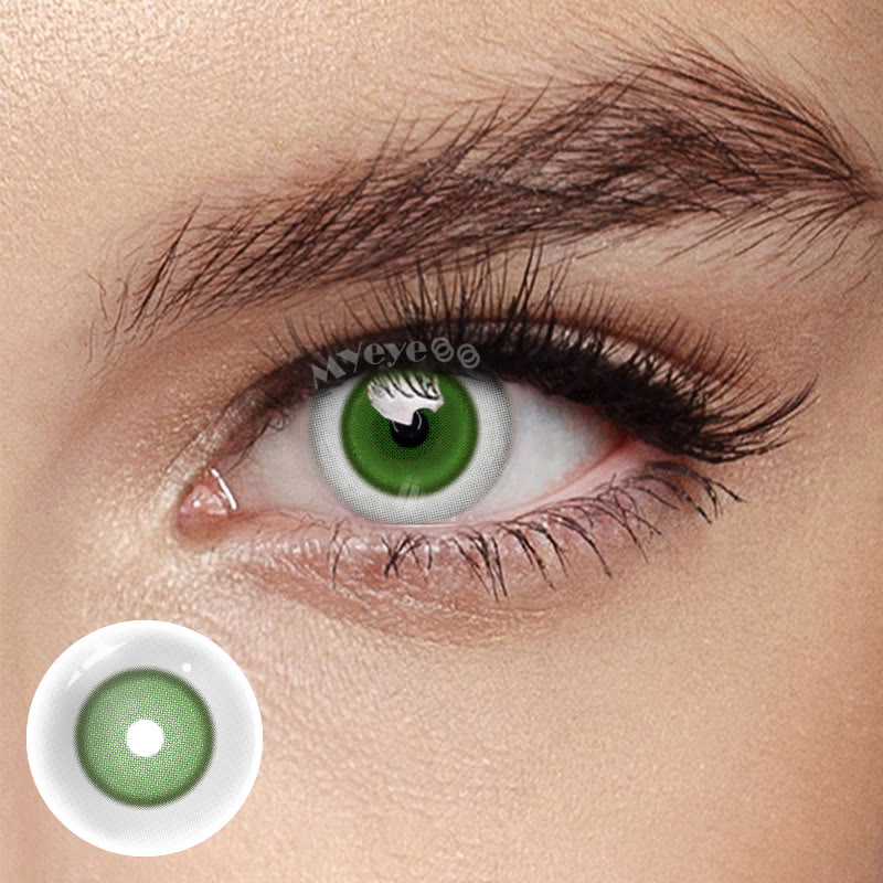 MYEYEBB Porcelain Doll Green Cosplay Colored Contact Lenses - Porcelain Doll Green - 0.00 - MX23-2 - image 1