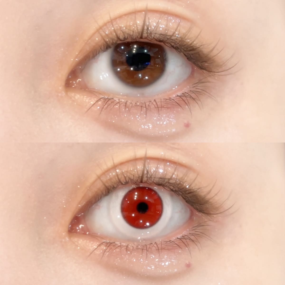 MYEYEBB Porcelain Doll Red Cosplay Colored Contact Lenses - image 2
