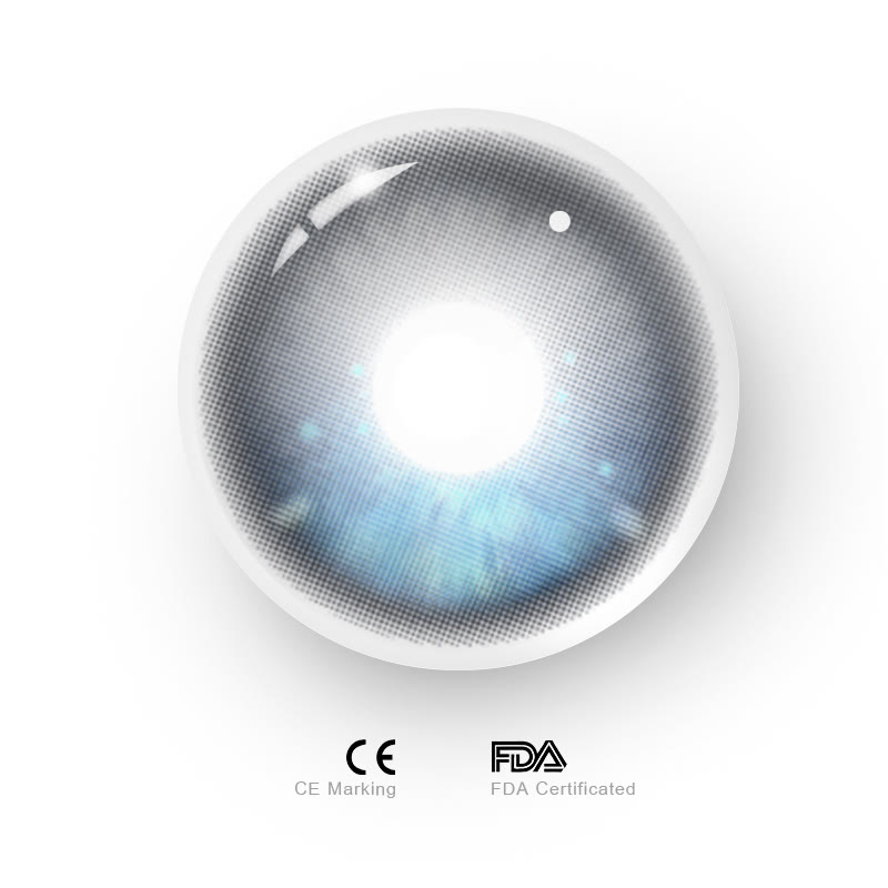 MYEYEBB Radiant Blue Colored Contact Lenses | 1 Day-10 Pcs - image 10