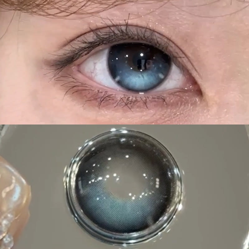 MYEYEBB Radiant Blue Colored Contact Lenses | 1 Day-10 Pcs - image 3