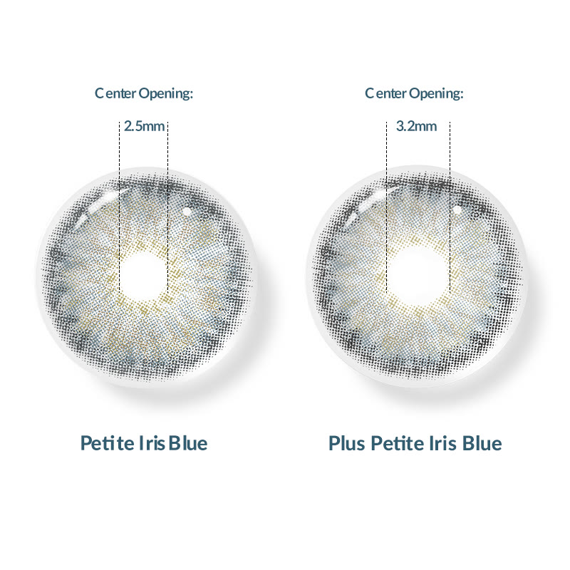 MYEYEBB Petite Iris Blue Prescription Colored Contact Lenses丨Monthly - image 5