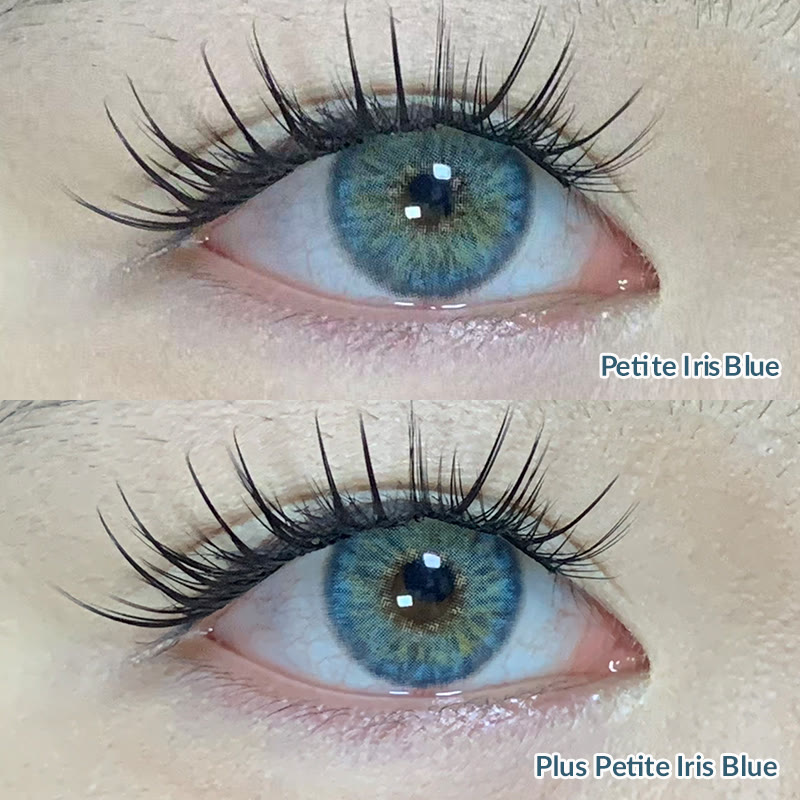 MYEYEBB Petite Iris Blue Prescription Colored Contact Lenses丨Monthly - Try Both Opening Sizes (2.5mm + 3.2mm)-Monthly - 0.00 - MI23-3(HBE1248-3) - image 4