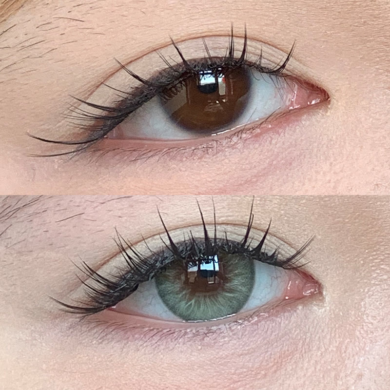 MYEYEBB Western Green Colored Contact Lenses - image 2
