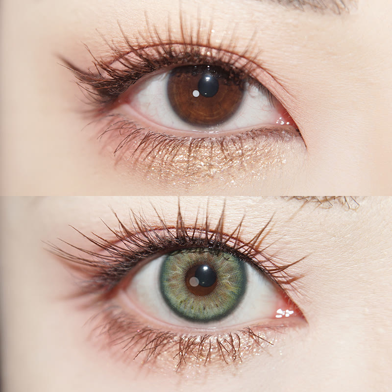 MYEYEBB Coastal Green Colored Contact Lenses | 6 Months - image 2