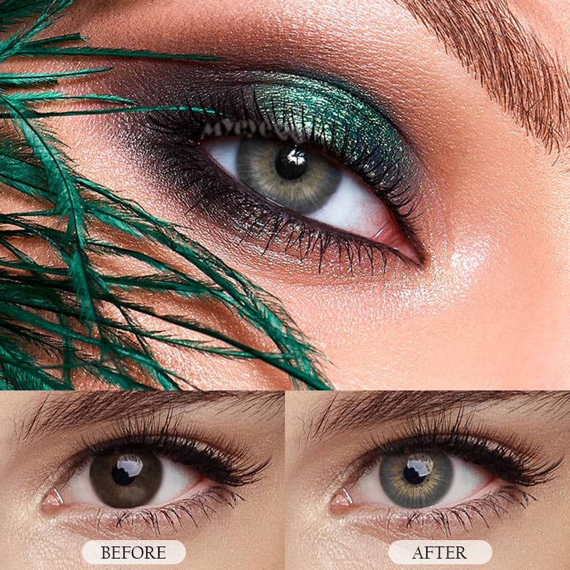 MYEYEBB New York III Grey Prescription Colored Contact Lenses - image 6