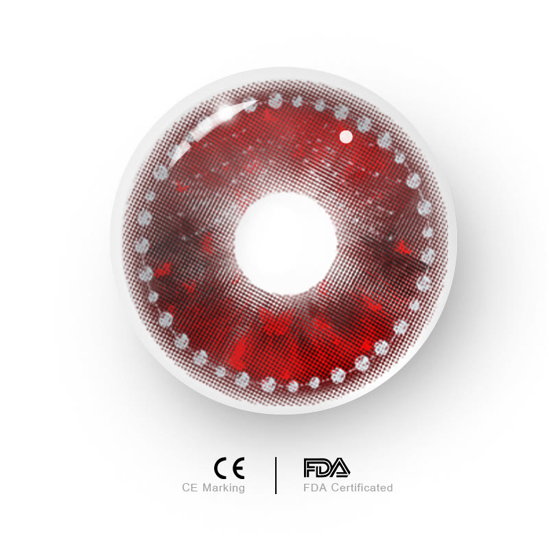 MYEYEBB Infernal Vow Red Cosplay Colored Contact Lenses丨1 Day - image 7