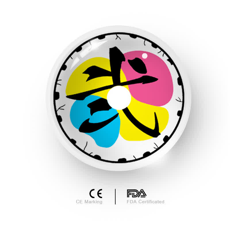 MYEYEBB Blind Douma Prescription Cosplay Colored Contact Lenses  - image 5