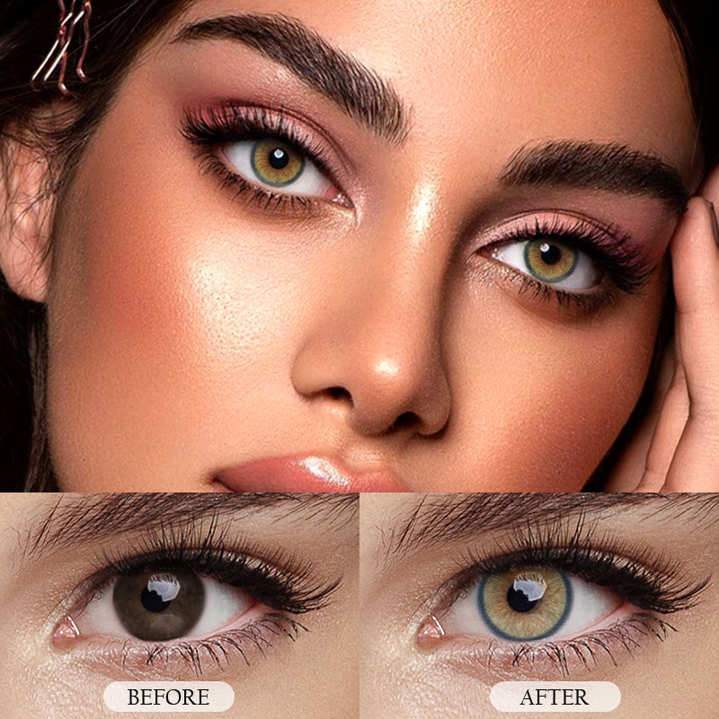 MYEYEBB Genshin Moon Brown Prescription Colored Contact Lenses - image 5
