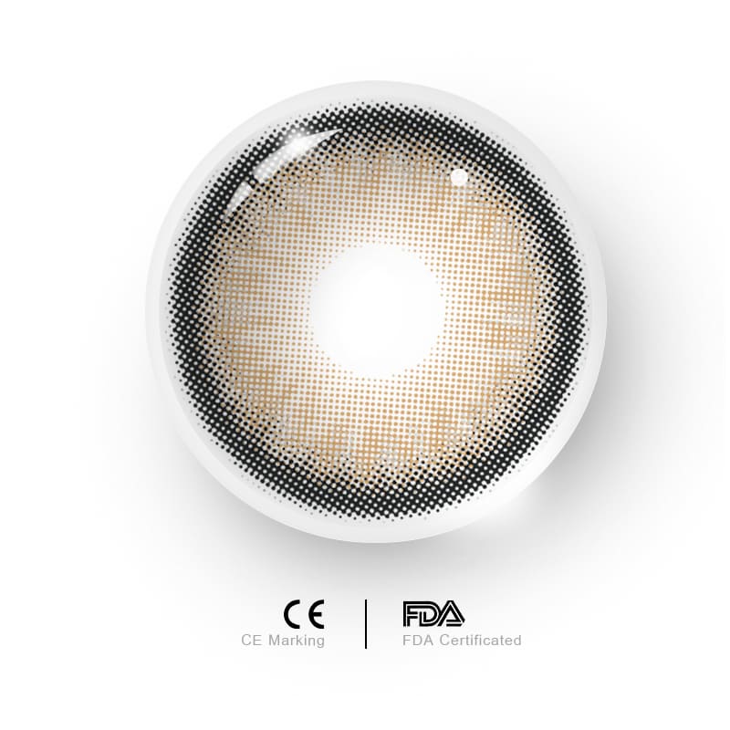 MYEYEBB Norko Brown Prescription Colored Contact Lenses - image 11