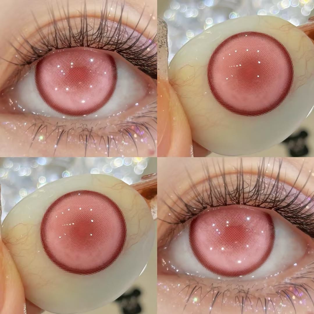 MYEYEBB Magic Portal Pink Prescription Cosplay Colored Contact Lenses  - image 2