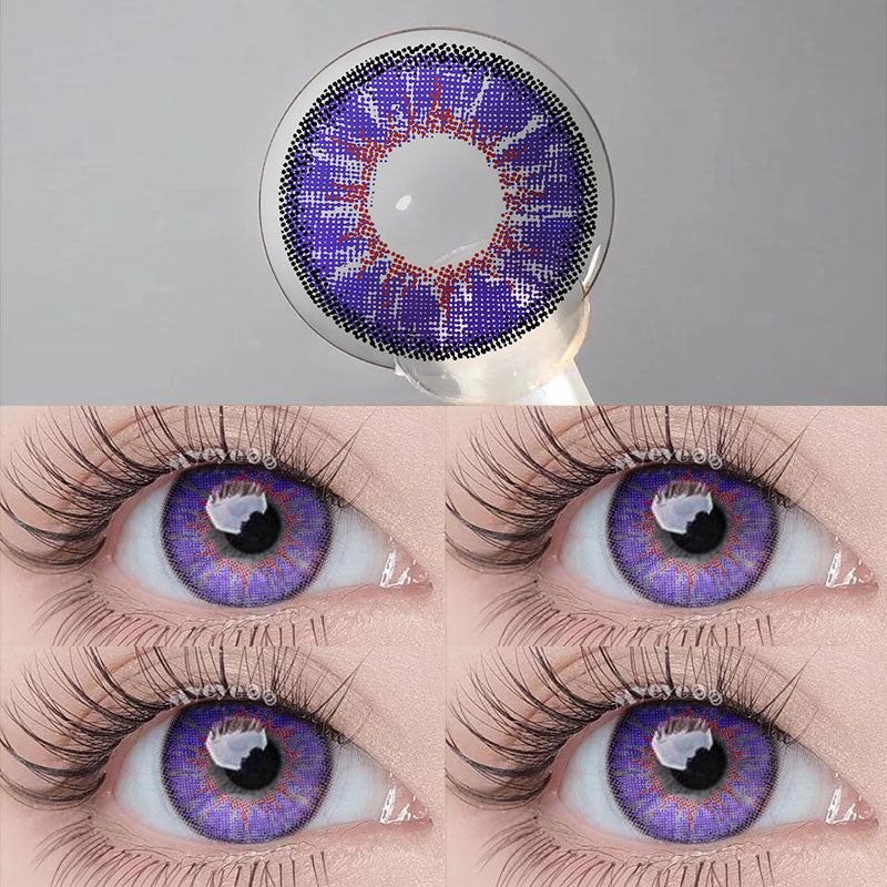 MYEYEBB Magic Hour Vika Violet Prescription Colored Contact Lenses - image 3