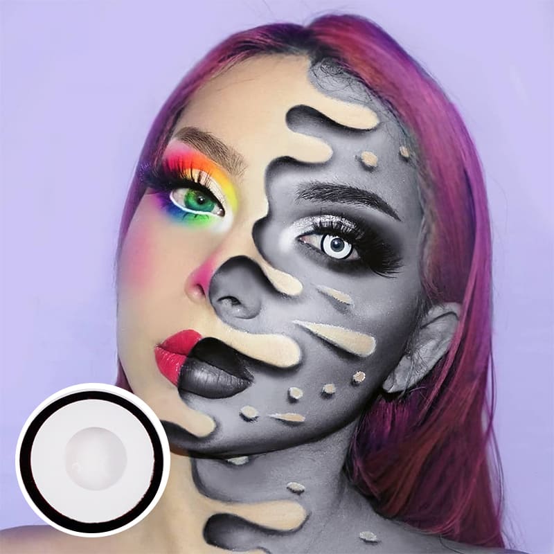 MYEYEBB White Manson Prescription Cosplay Colored Contact Lenses - image 11