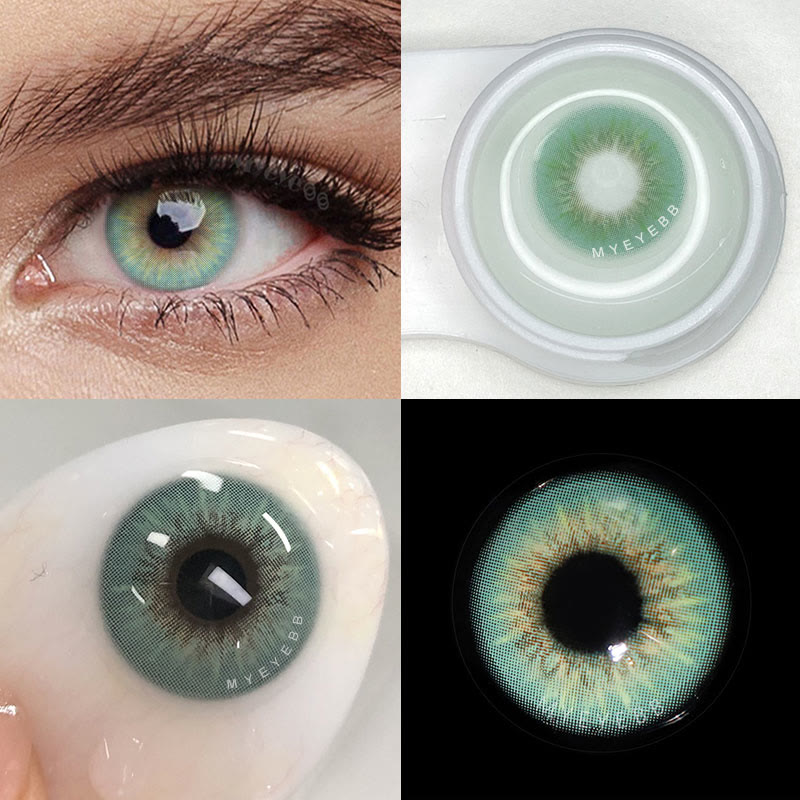 MYEYEBB Sin Green Prescription Colored Contact Lenses - image 9