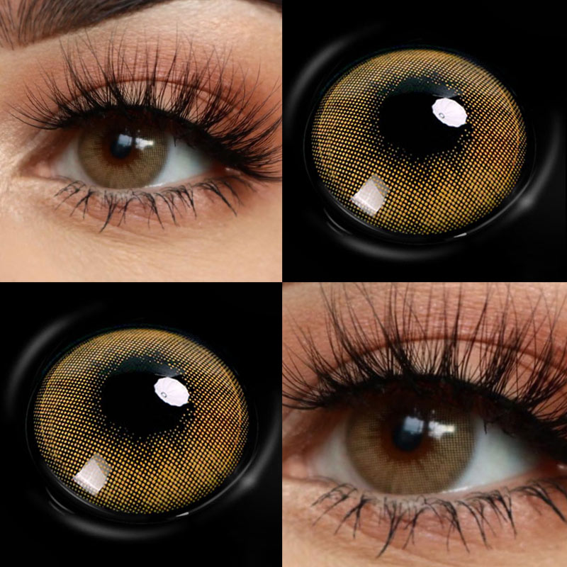 MYEYEBB Aurora Brown Prescription Colored Contact Lenses - image 2