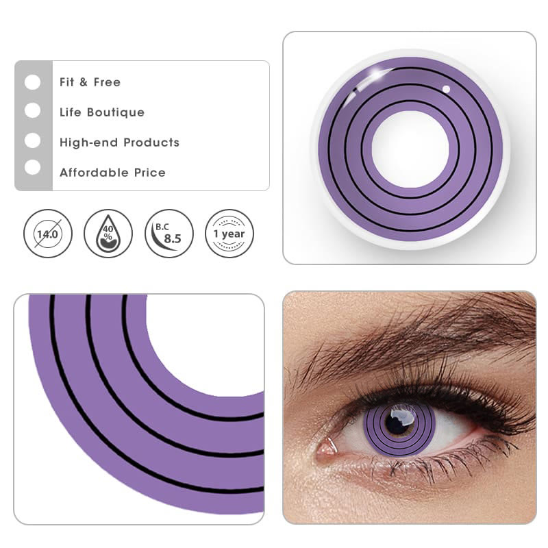 MYEYEBB Umuyashiki Hinaki Prescription Cosplay Colored Contact Lenses  - image 7