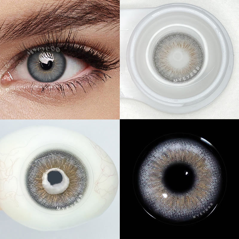 MYEYEBB Deepwater Zone Grey Prescription Colored Contact Lenses - image 7