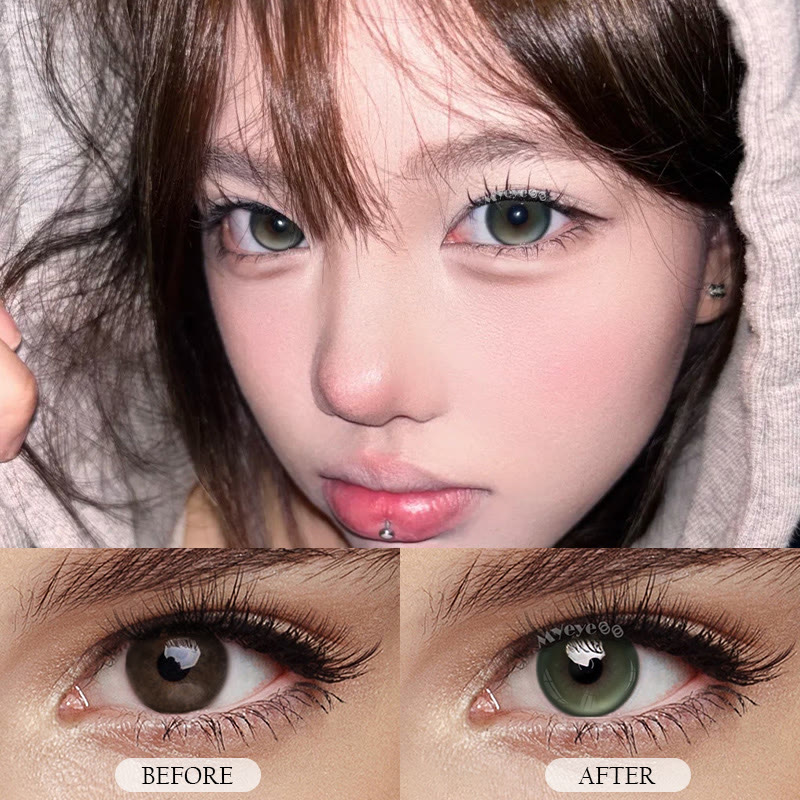 MYEYEBB Aura Tint Green Colored Contact Lenses | 6 Months - image 6