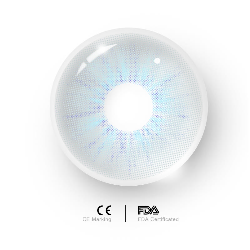 MYEYEBB Starlens Grey Prescription Colored Contact Lenses - image 5