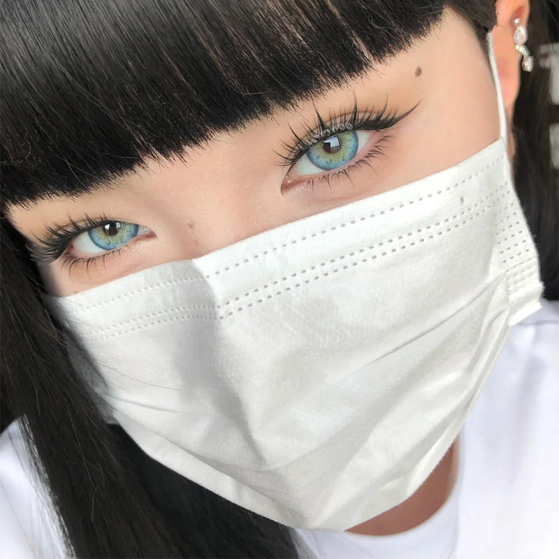 MYEYEBB Tyrande Blue Prescription Colored Contact Lenses - image 11