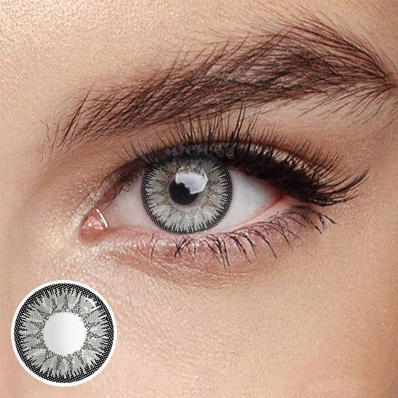 MYEYEBB Wild Nature Vika Grey Colored Contact Lenses - Wild Nature Vika Grey - 0.00 - FC41_GY - image 1