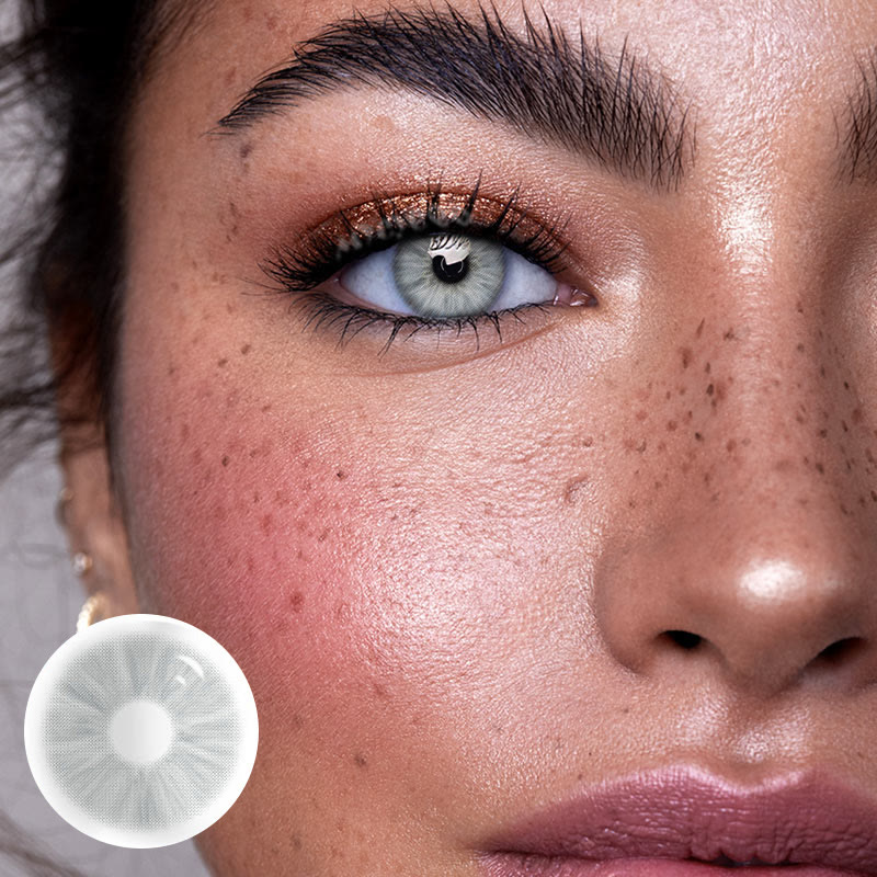 MYEYEBB Meta Grey Prescription Colored Contact Lenses - image 2