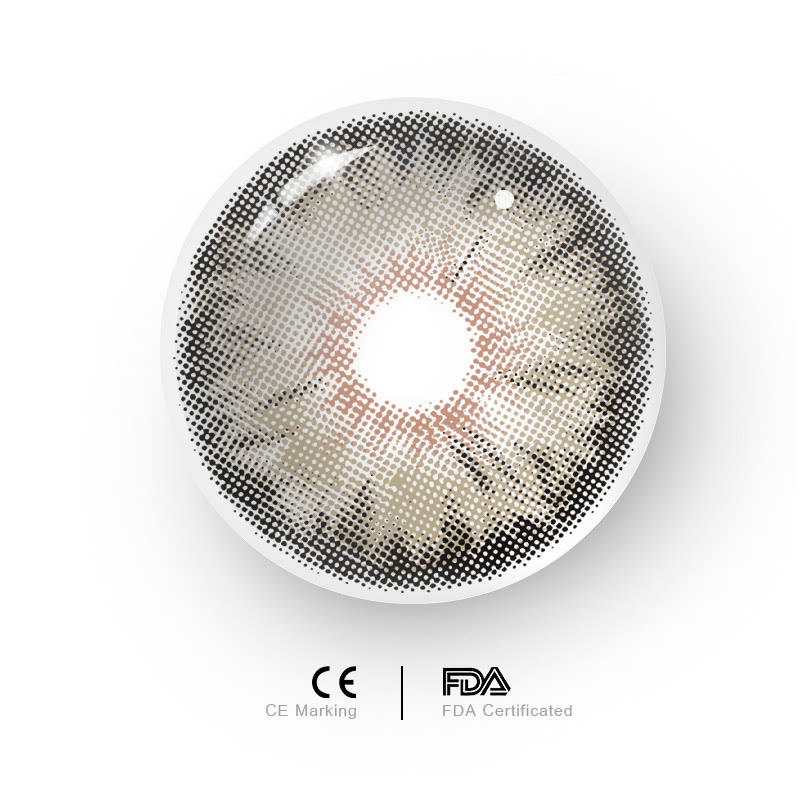 MYEYEBB Tiny Iris Brown Small Pupil Prescrition Colored Contact Lenses - image 6