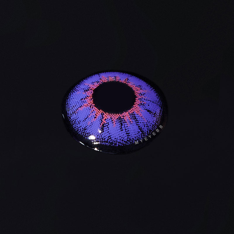 MYEYEBB Magic Hour Vika Violet Prescription Colored Contact Lenses - image 5