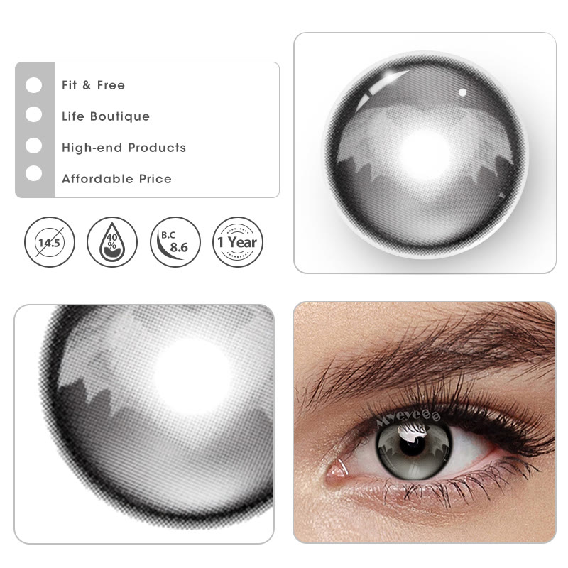 MYEYEBB Night Hunter Black Cosplay Colored Contact Lenses - image 5