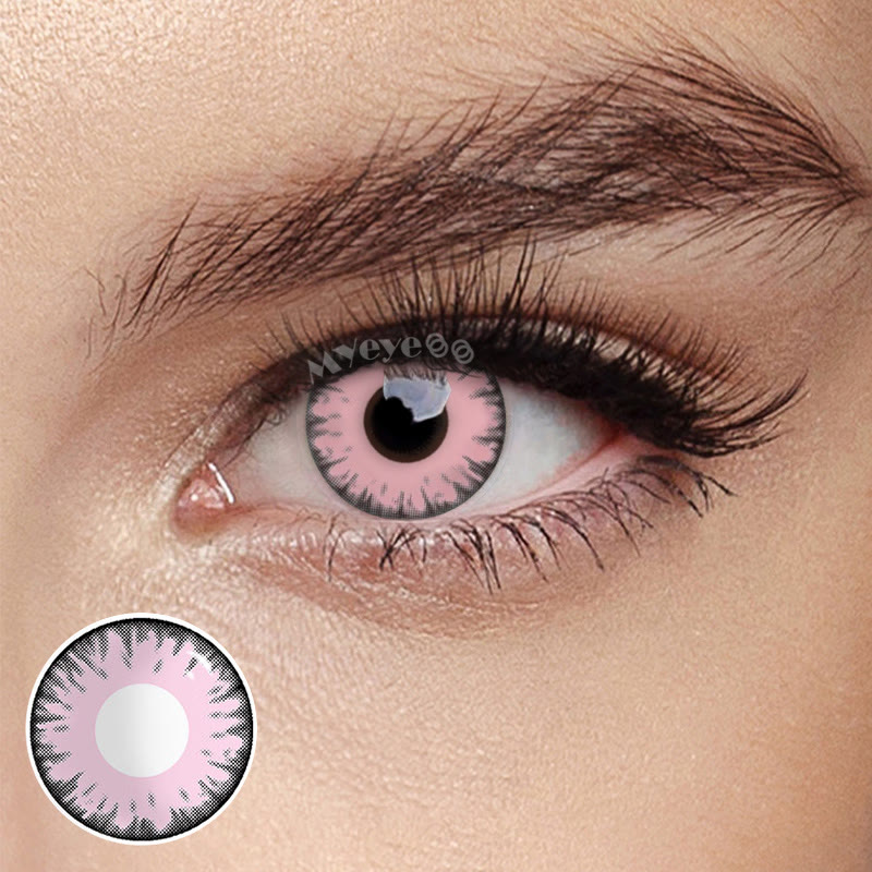 MYEYEBB Miracle TimesII Cosplay Colored Contact Lenses - Miracle TimesII - 0.00 - RY47_PK - image 1