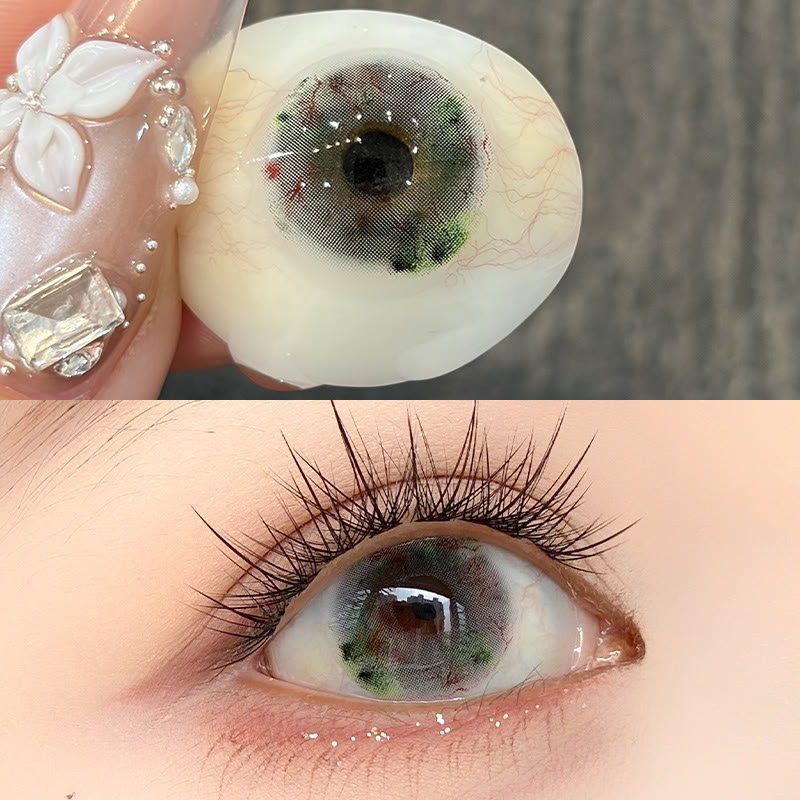 MYEYEBB Rotten Soul Green Cosplay Colored Contact Lenses丨1 Day - image 4