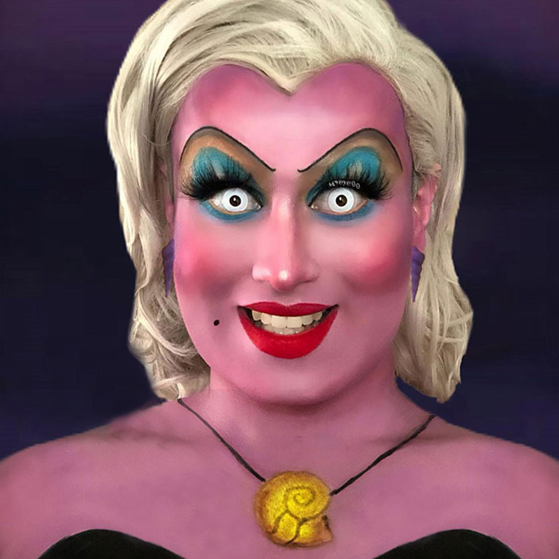 MYEYEBB Circle Block & Mini Sclera Prescription Cosplay Colored Contact Lenses - image 17