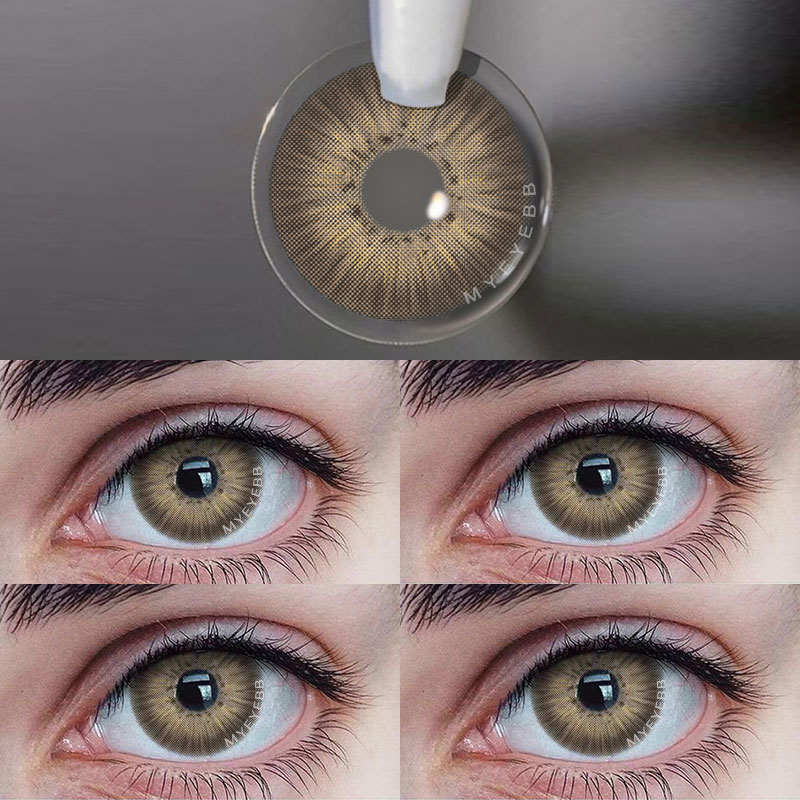 MYEYEBB New York III Brown Prescription Colored Contact Lenses - image 3