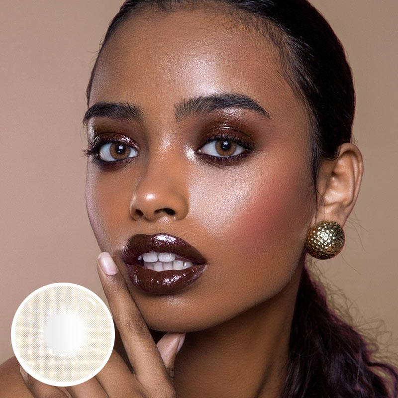 MYEYEBB Hid II Ocre Prescription Colored Contact Lenses - image 2