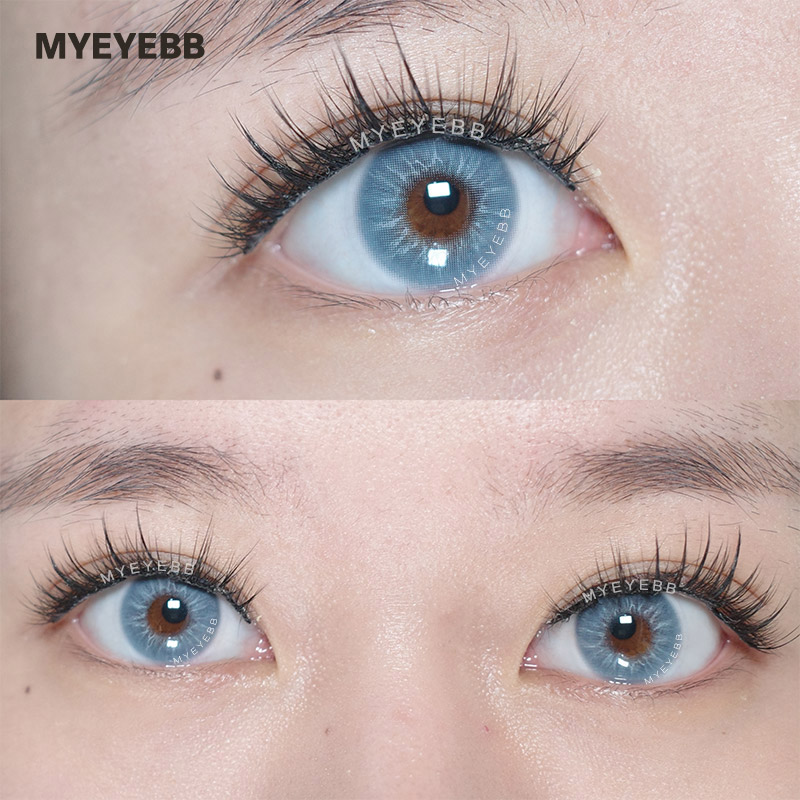 MYEYEBB Eros Blue Prescription Colored Contact Lenses - image 4