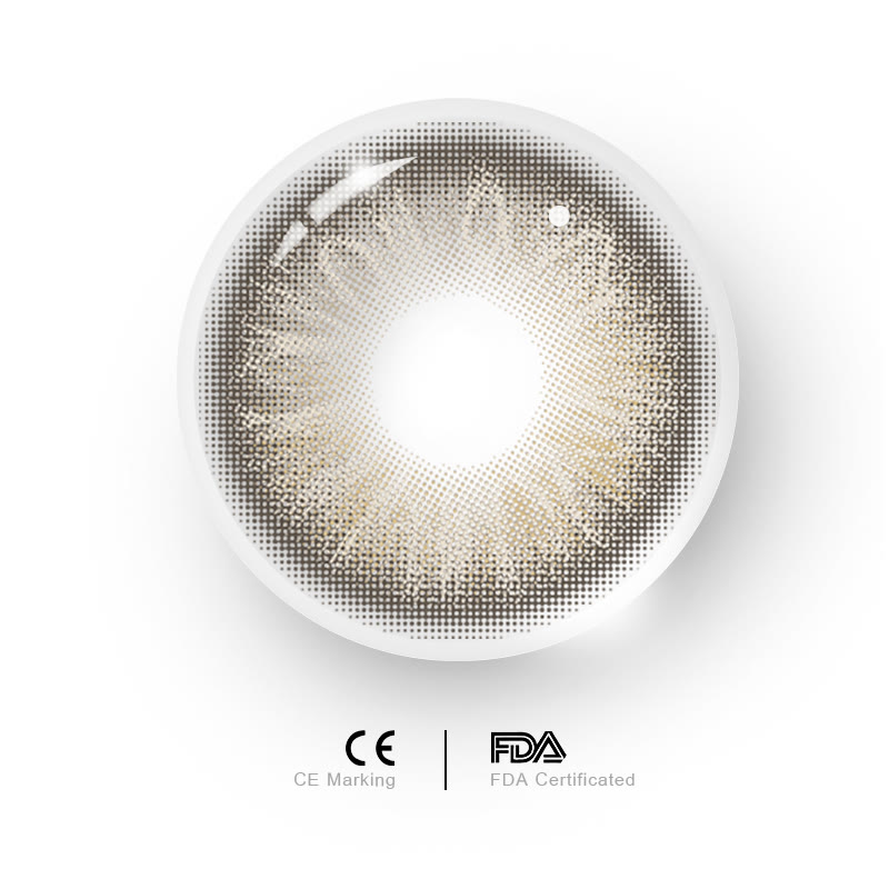 MYEYEBB Nude Iris Brown Prescription Colored Contact Lenses - image 5